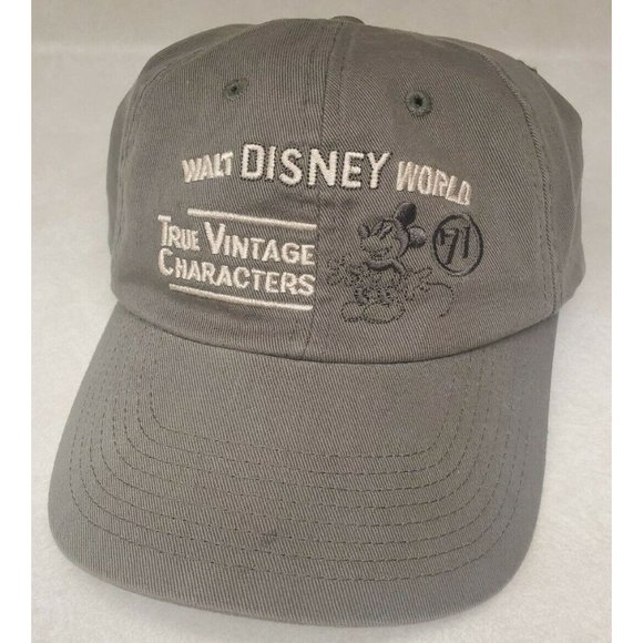 Walt Disney World True Vintage Characters ‘71 Strap Back Baseball Hat Cap - Picture 1 of 5